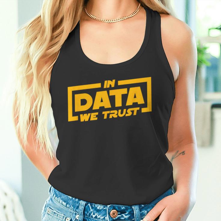 In Data We Trust Programmer & Big Data Tank Top