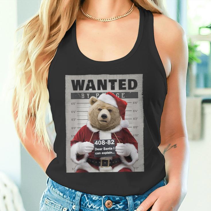 Dear Santa I Can Explain Lustiges Weihnachten Bär Tank Top