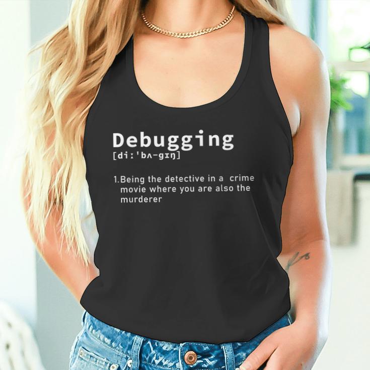 Debugging Computer Scientist Programmer Programmer Coder Tank Top