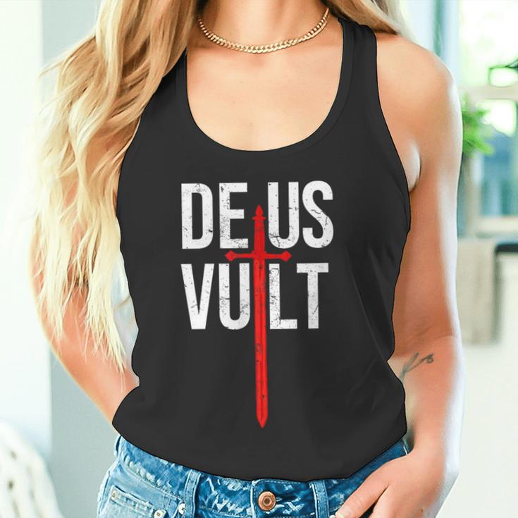 Deusult I Gott Will Es Iintage Crusader Tank Top