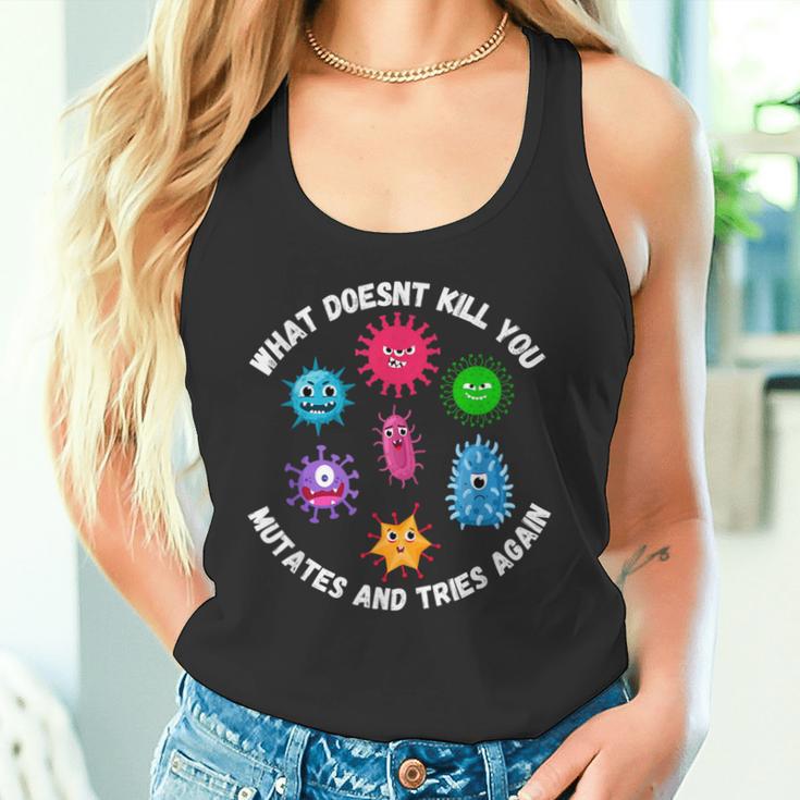 Was Dich Nicht Killt Mutiert Undersucht Es Erneu Microbiology Tank Top