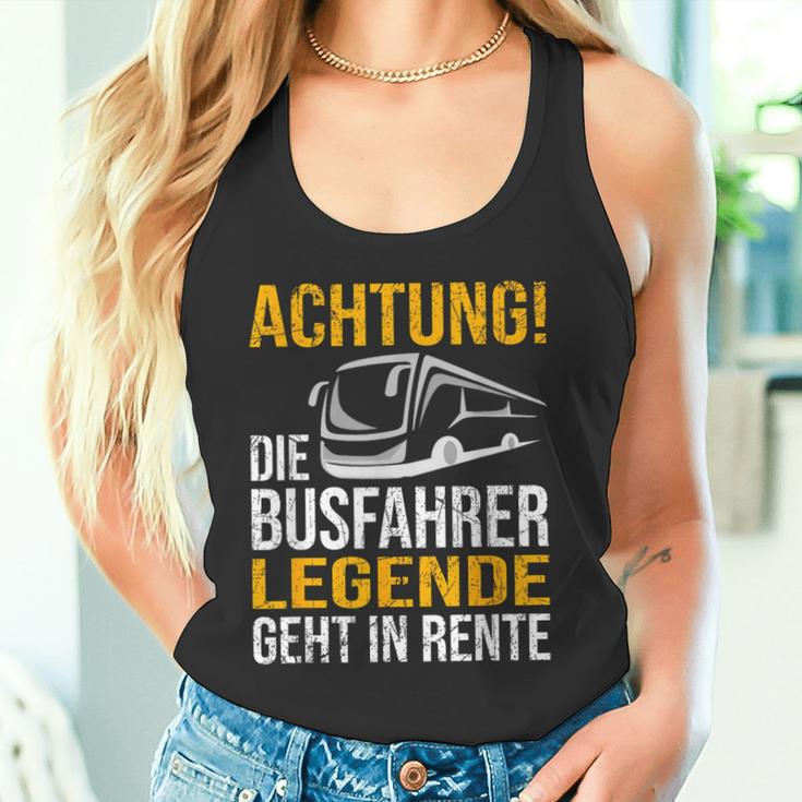 Die Busfahrer Legende Geht In Rente Ruhestand Pension Tank Top