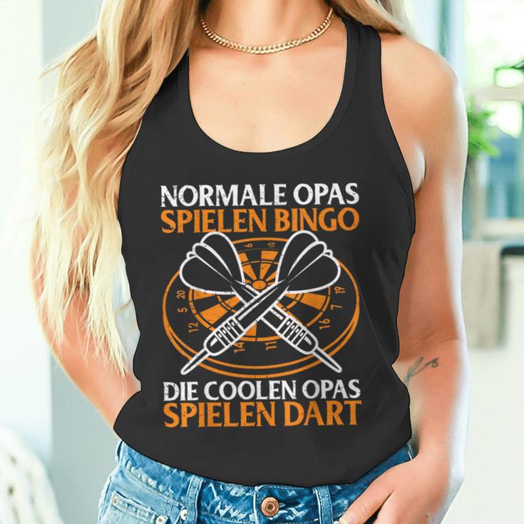 With Die Coolen Grandpas Spielen Dart Grandpa Dart Player Tank Top