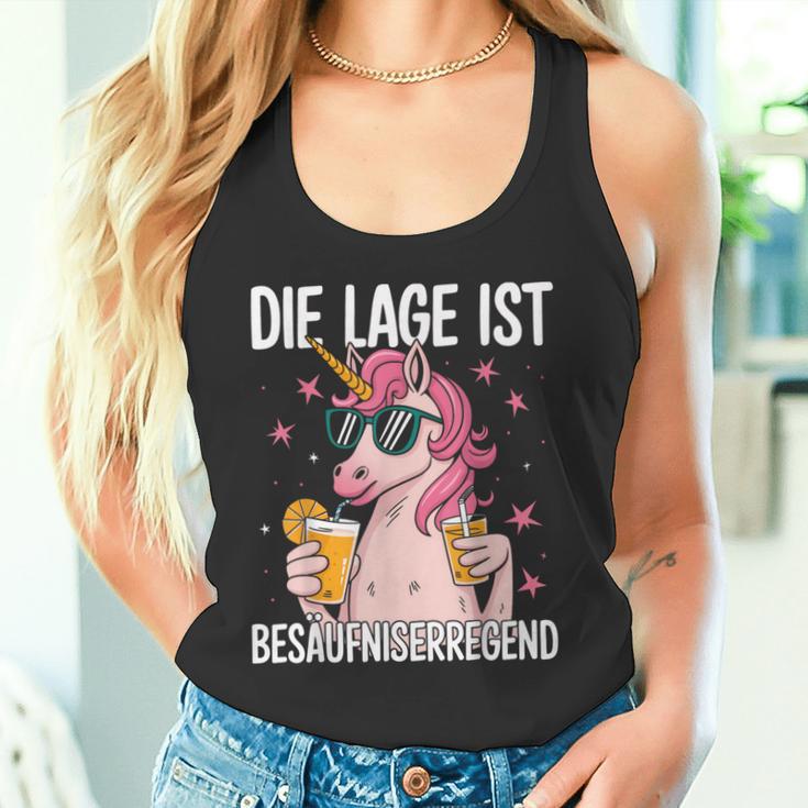 Die Lage Ist Besäufniserregend Saying Party Outfit Tank Top