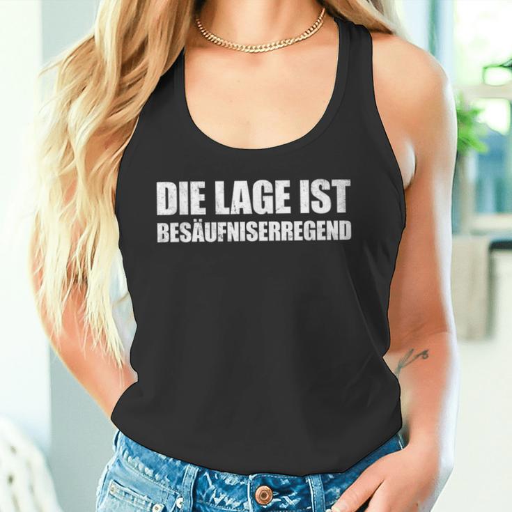 Die Lage Ist Besäufniserregend Sayings Tank Top