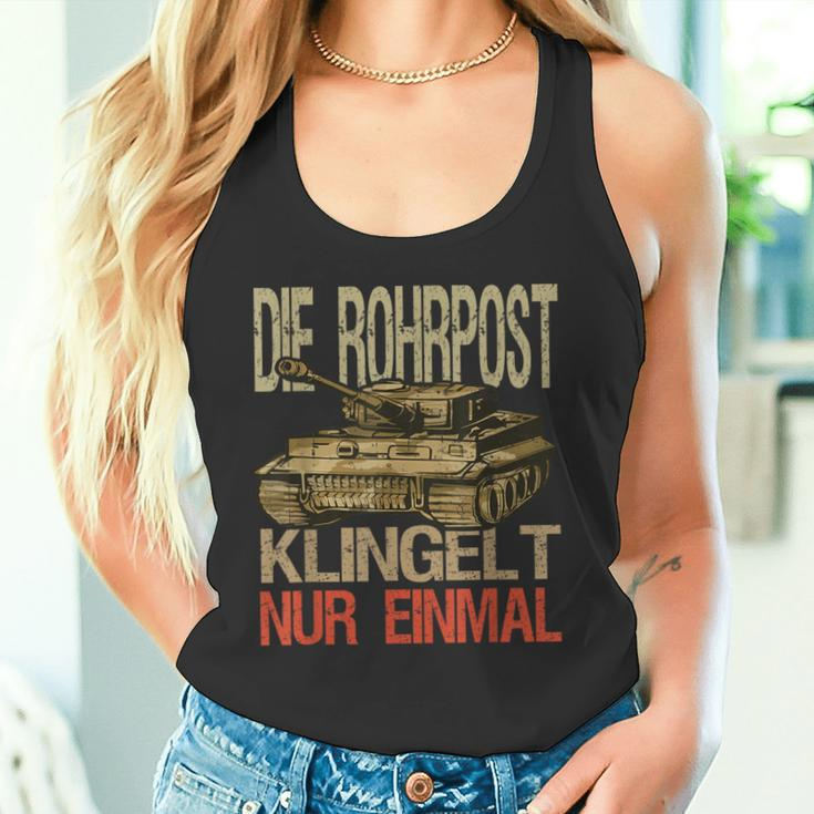 Die Rohrpost Klingelt Nur Einmal Deutsche Tiger Tank Tank Top