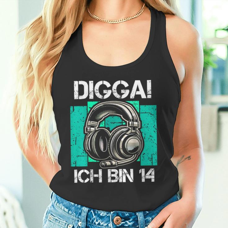 With Digga Ich Bin 14 Jahre Junge Geburtstag Tank Top