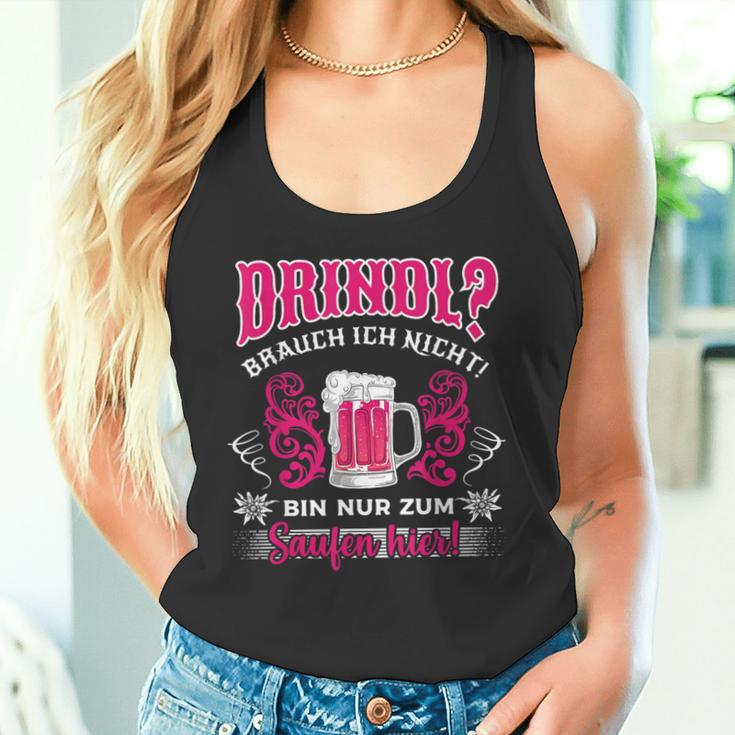 Dirndl Brauch Ich Nicht Oktoberfest Drindl Replacement Saufen Tank Top