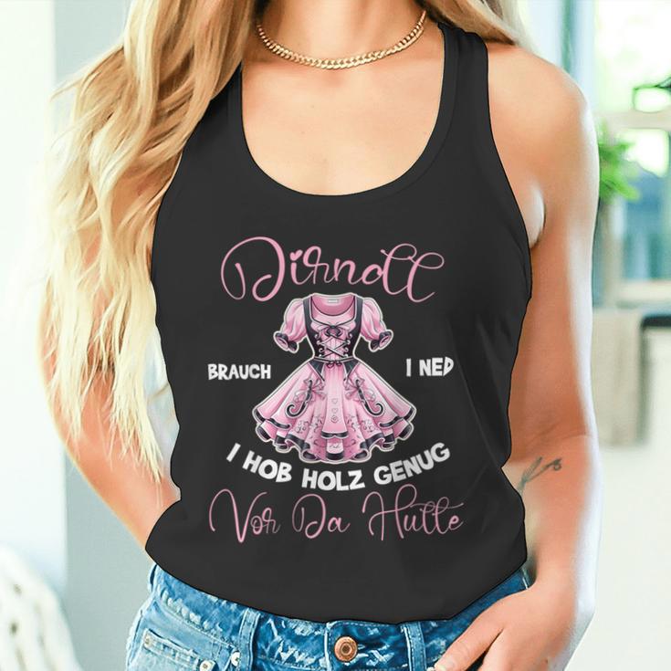 Dirndl Custom I Ned Holz Genugor Da Hütte Oktoberfest Tank Top