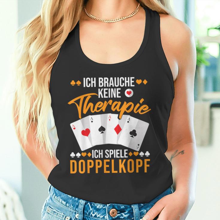 Doppelkopf Slogan Tank Top