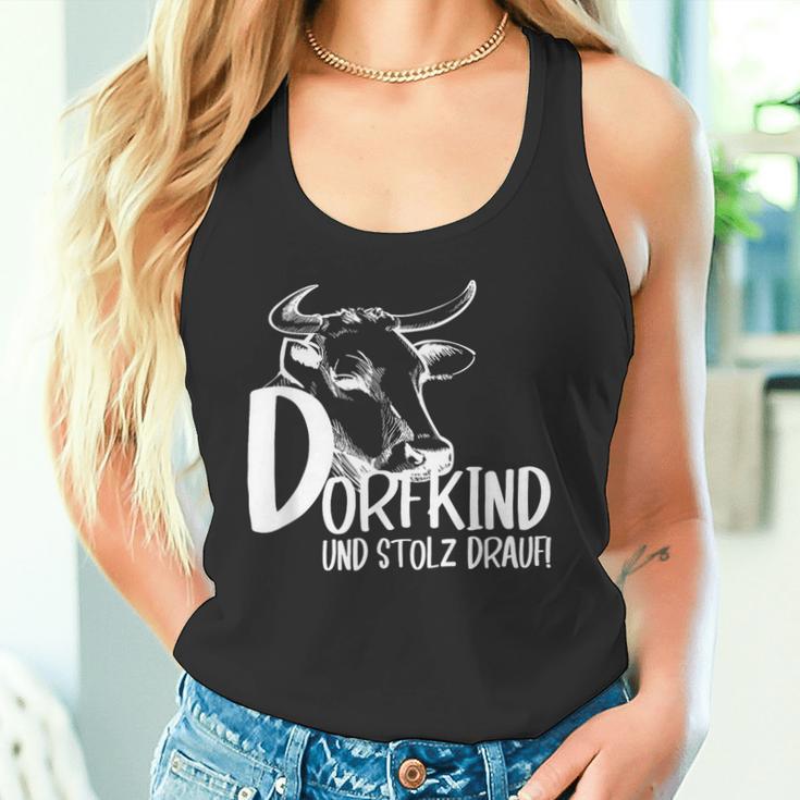 Dorfkind & Stolz Draufillfkinder Farmer Cow Farm Tank Top