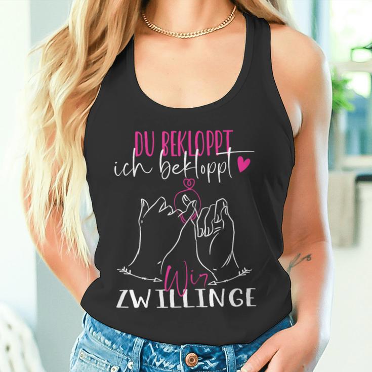 Du Bekloppt Ich Bekloppt Tank Top