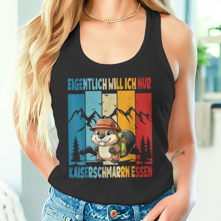 Eigentlich Will Ich Nur Kaiserschmarrn Essen Alpenmarmeltier Tank Top