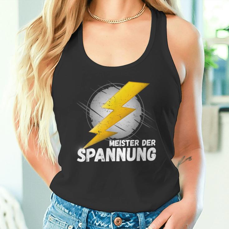 Elektriker Meister Der Spannung Das Elektronik Tank Top