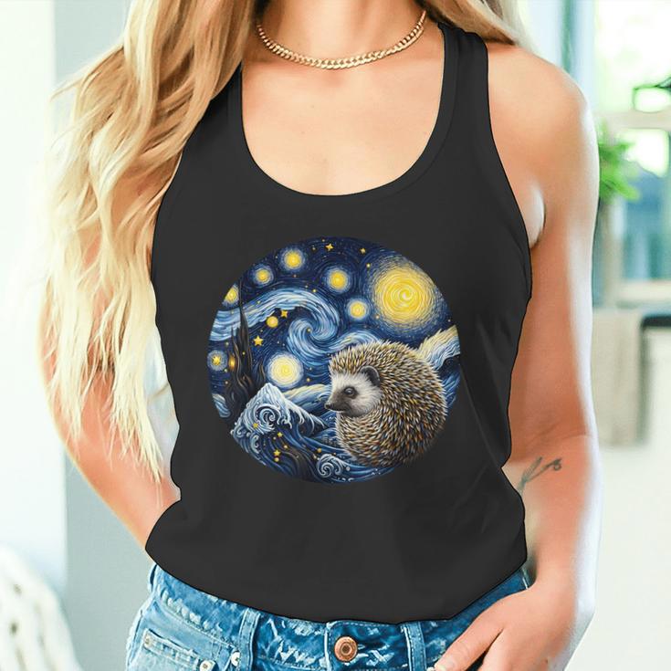 Erizo Animalan Gogh Erizo Camiseta sin mangas