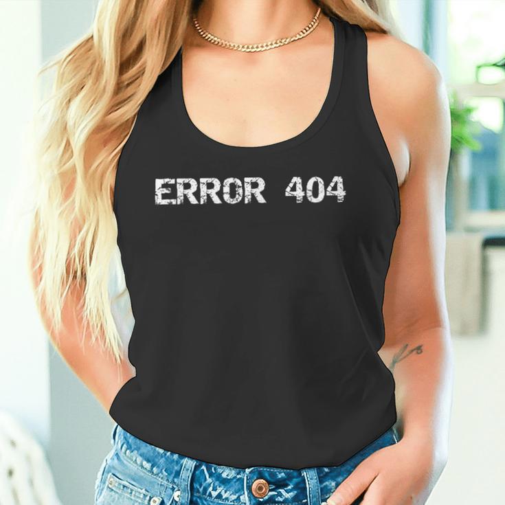 Error 404 Tank Top