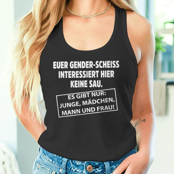 Euer Genderscheiss Interessiert Hier Keine Sau Tank Top