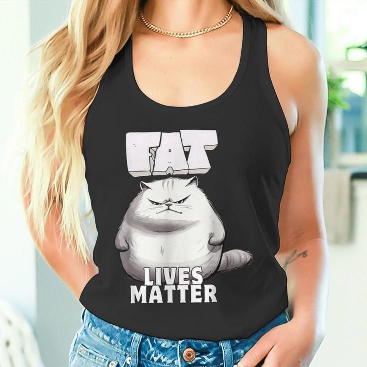 Fat Lives Matter Lustig Mollig Tank Top