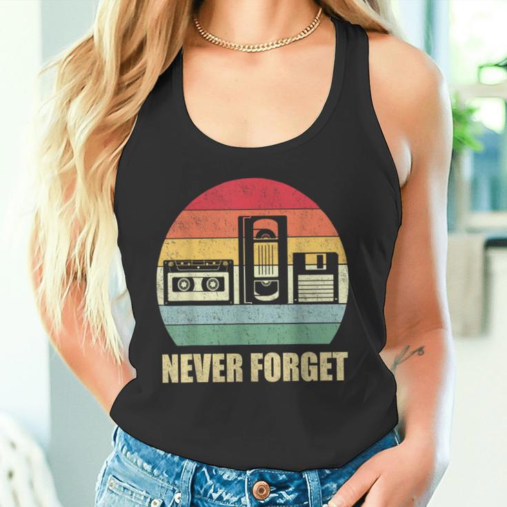 Never Forget Audio Cassette 70S 80S 90S Tank Top