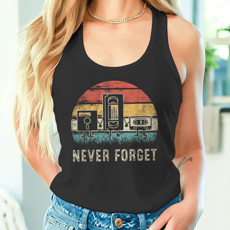 Never Forget Cassette Tape Retro 80S And 90S Tank Top