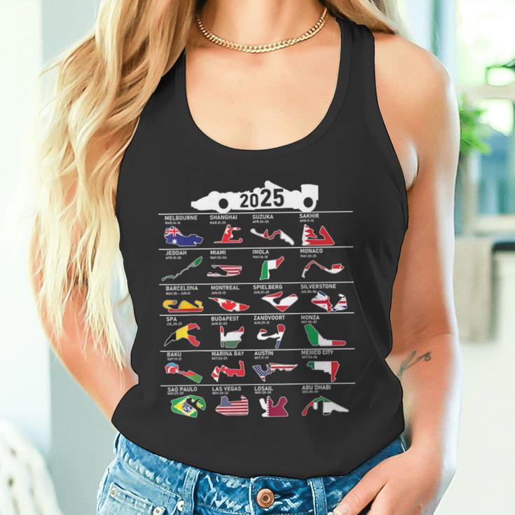 Formula Open Wheel Racing Car 2025 Fan World Circuit Tank Top