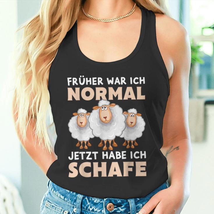 'Früher War Ich Norme Jetzt Habe Ich Schafe Bauer Schäfer Tank Top