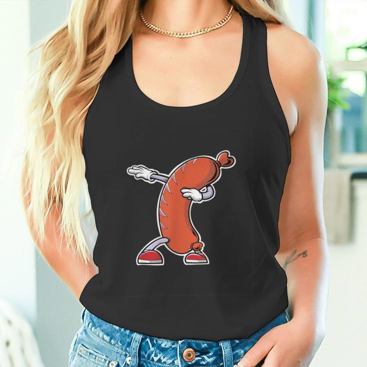 Bratwurst Wurst Sausage Red Hot Dog Dabbing Tank Top