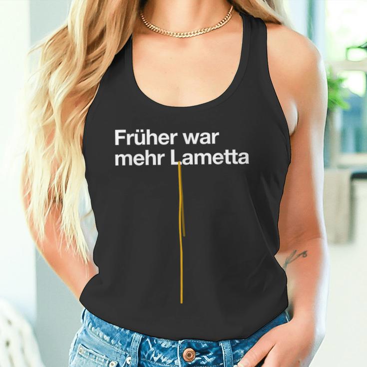 Früher War Mehr Tinsel Christmas Tree Christmas S Tank Top