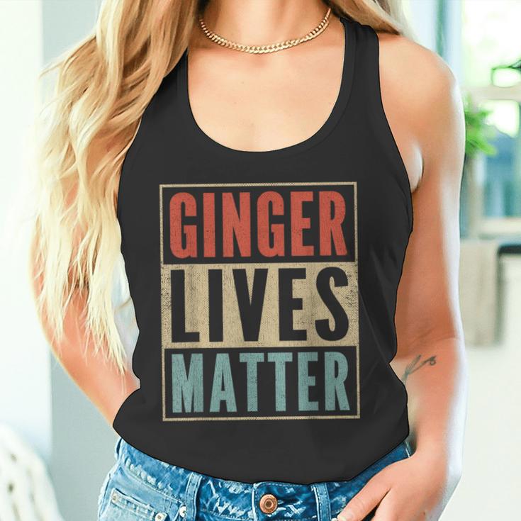 Ginger Lives Matter Retro Colours Redhead Tank Top