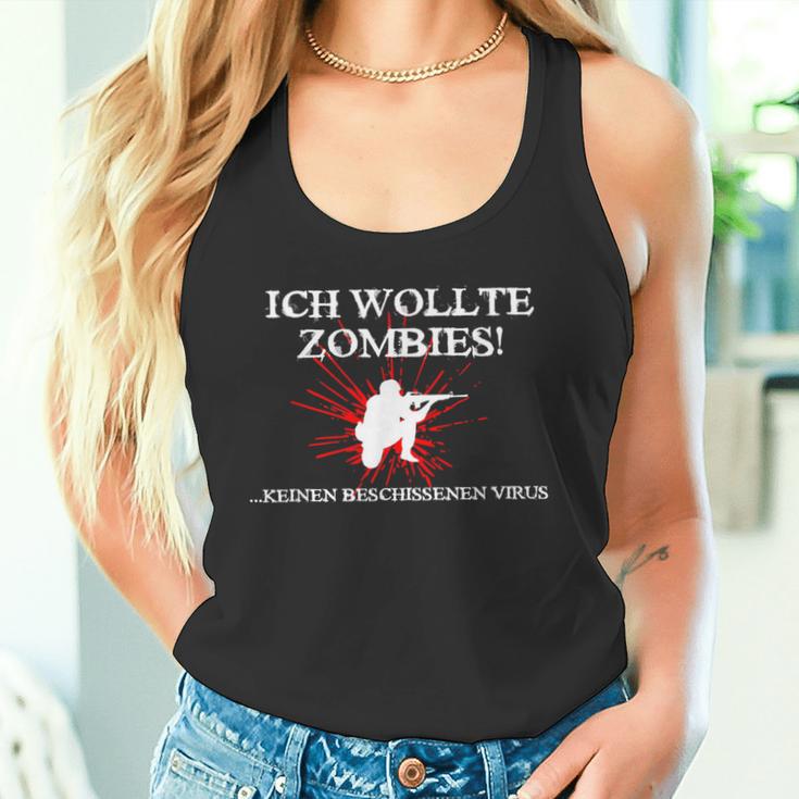 Zombie Ich Wollte Zombies Keineirus Tank Top