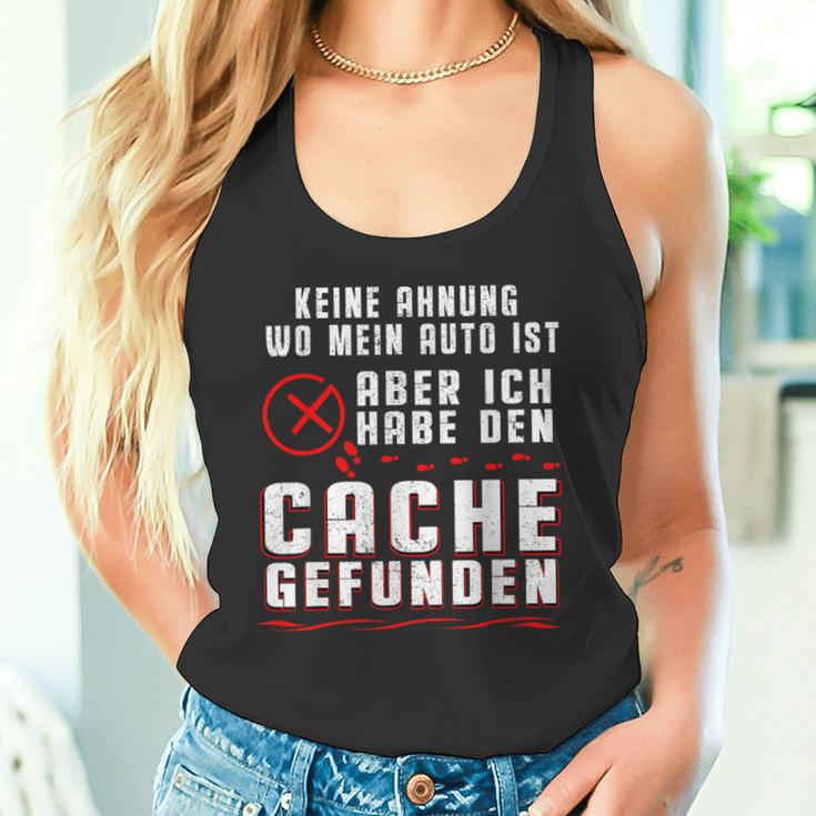 Geocaching No Ahnung Wo Mein Auto Ist Tank Top