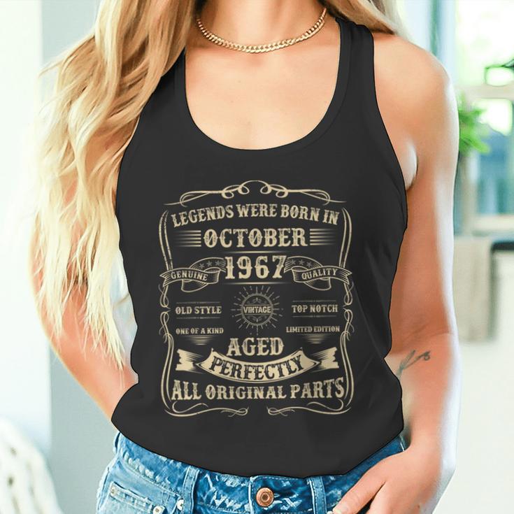 Geschenke Zum 57 Geburtstag Für Männer 57 Jahre Alt Geburtstag Oktober 1967 Tank Top