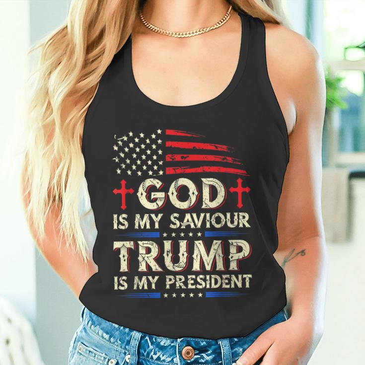 Gott Ist Mein Erlö God Is My Redeemer Trumpf Is My President Tank Top