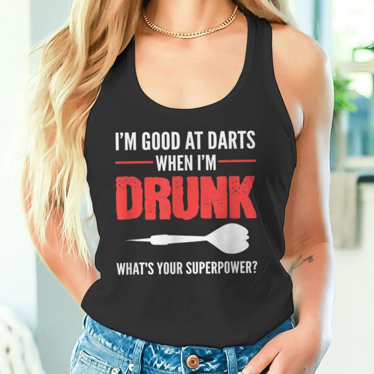 Gut In Darts Alkoholische Person Tank Top