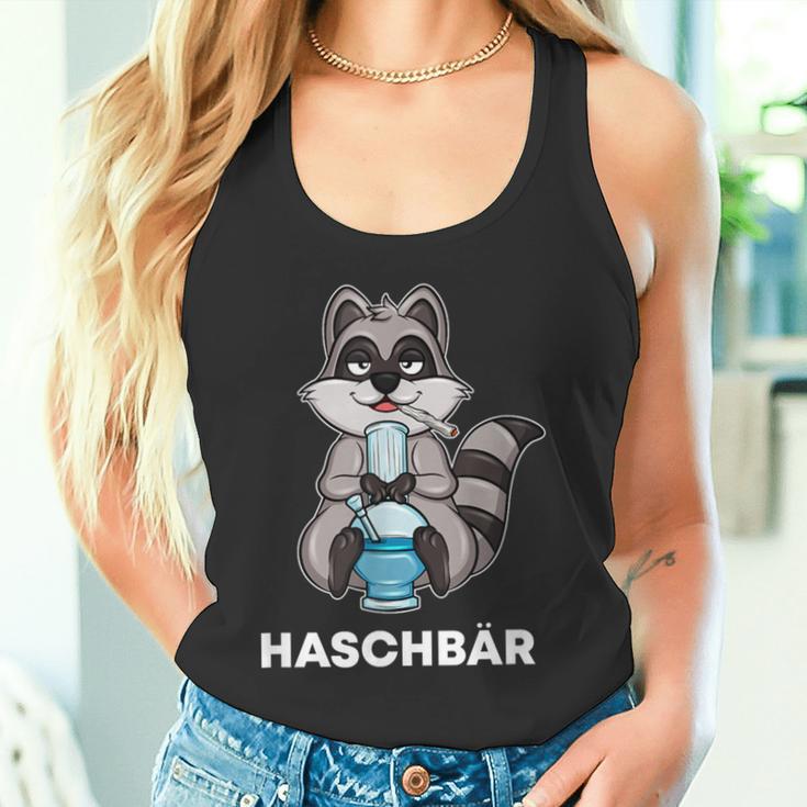 Haschbär Kiffender Waschbär Mit Joint Und Bong For A Boiffer Tank Top