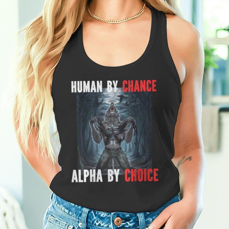 I Heart Werewolfs Alpha Cringe Werewolf Wolf Meme Tank Top