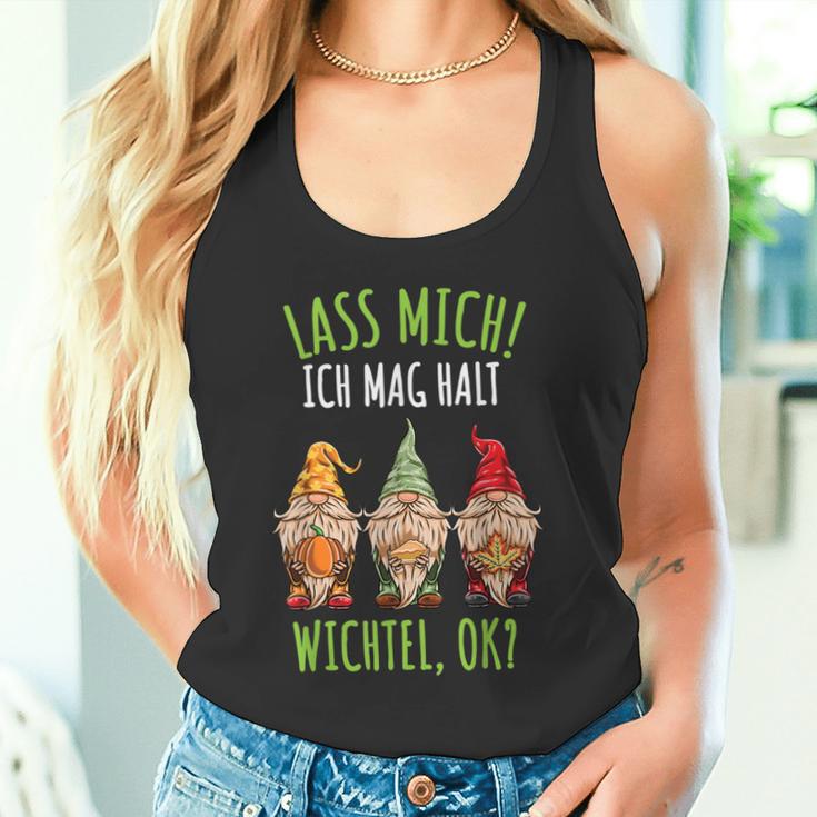 Herbst Lass Mich Ich Mag Wichtel Tank Top