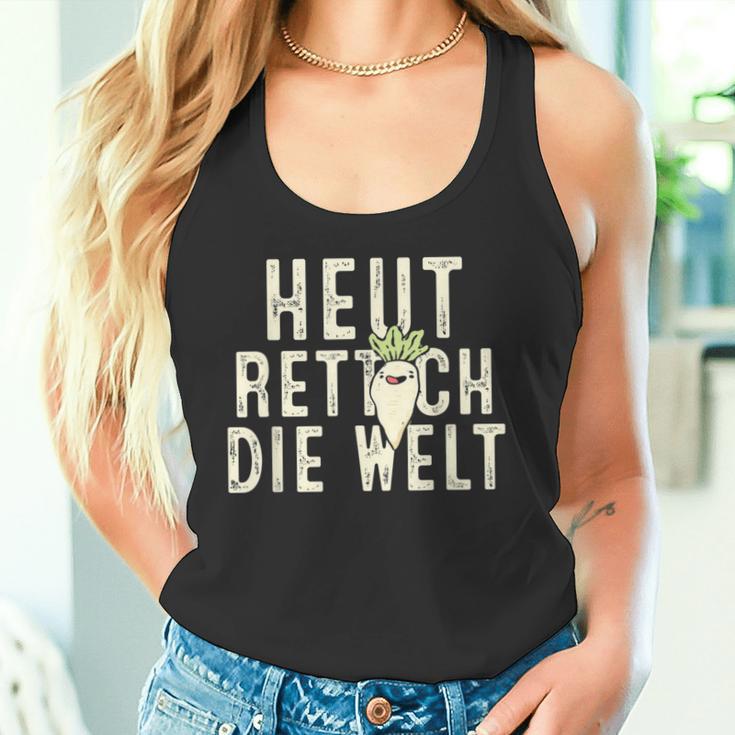 Heute Rette Ich Die Welt Garden Radish Tank Top