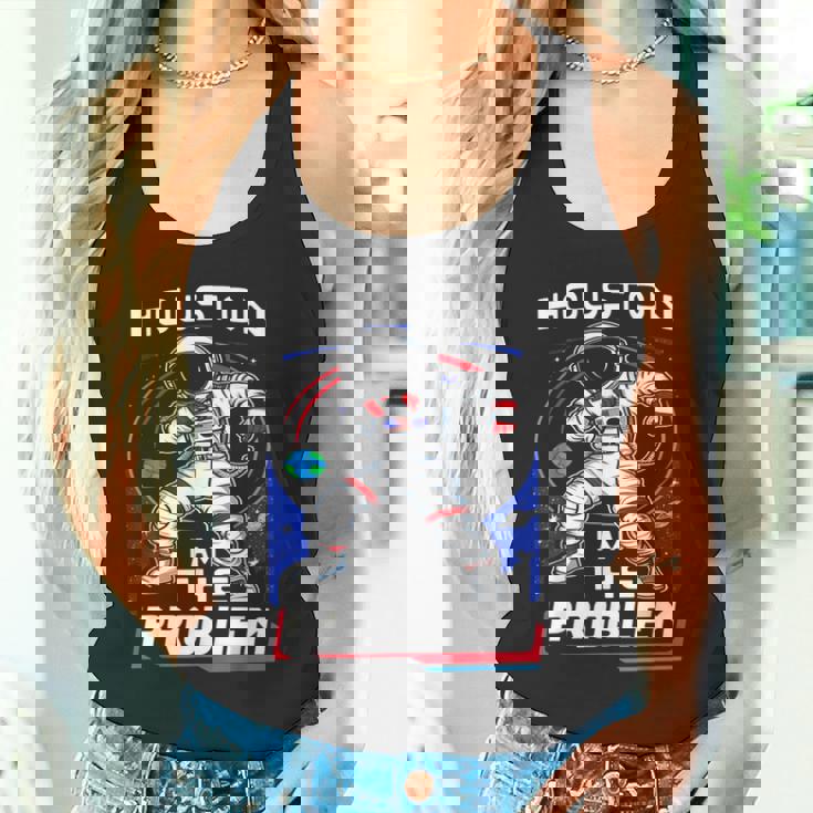 Houston I Am The Problem Space Dabbing Astronauta Canotta