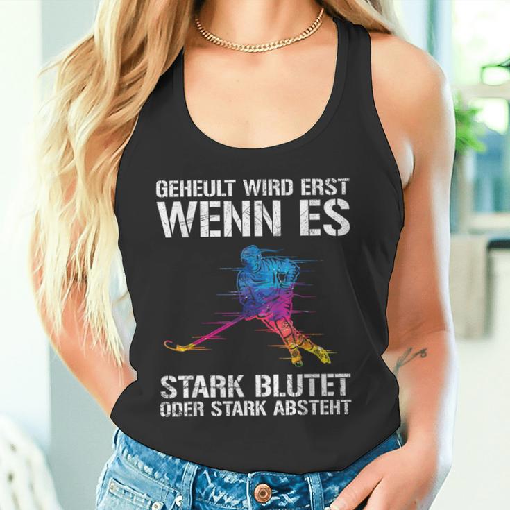 Ice Hockey Player Geheult Wird Wenn Es Blutet Or Absteht S Tank Top