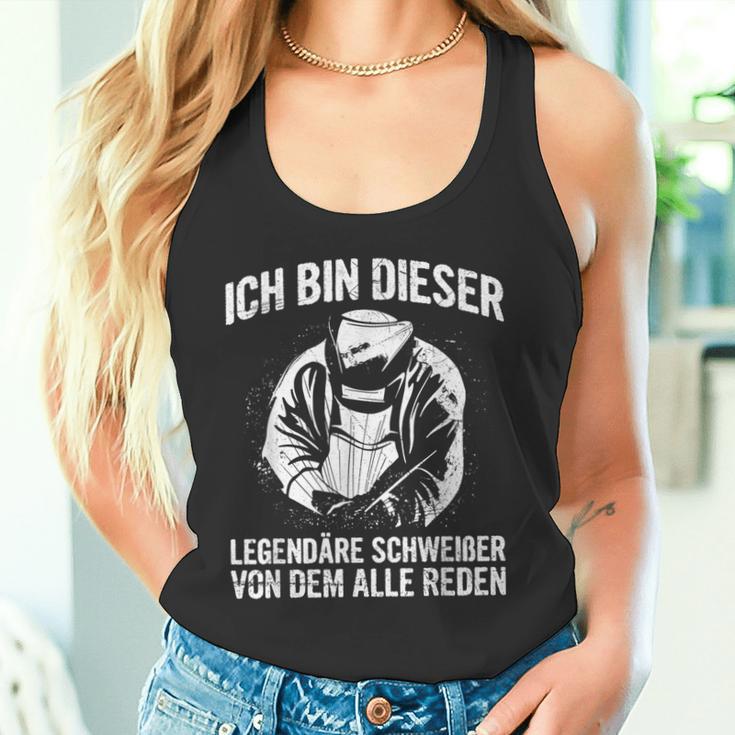 Ich Bin Dieser Legendär Ich Bin Dieser Legendary Welding Tank Top