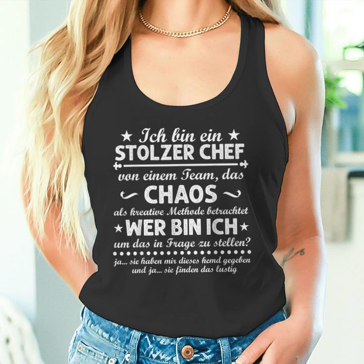 Ich Bin Ein Stolzer Chef Tank Top