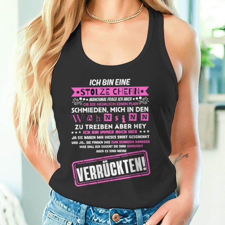 Ich Bin Eine Stolze Chefinon Einer Truppeerrückter Tank Top