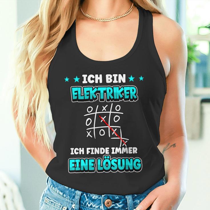 Ich Bin Elektriker Ich Finde Immer Eine Lösheit Ich Bin Elektriker Ich Finde Tank Top