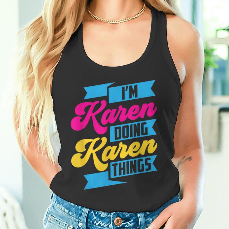 Ich Bin Karen Und Mache Karen Sachen Beruhig Dich Karen German Tank Top