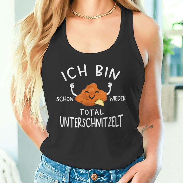 Ich Bin Schon Wieder Totally Unterschnitzelt Schnitzel Fleisch I'm Tank Top