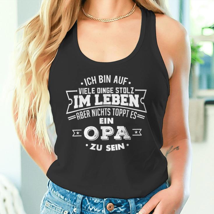 Ich Bin Stolz Grandpa Zu Sein Grandfather Tank Top