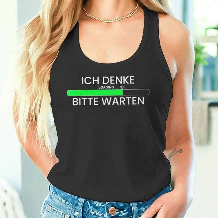 Ich Denke Informatiker It Nerd Itler Programmer Tank Top