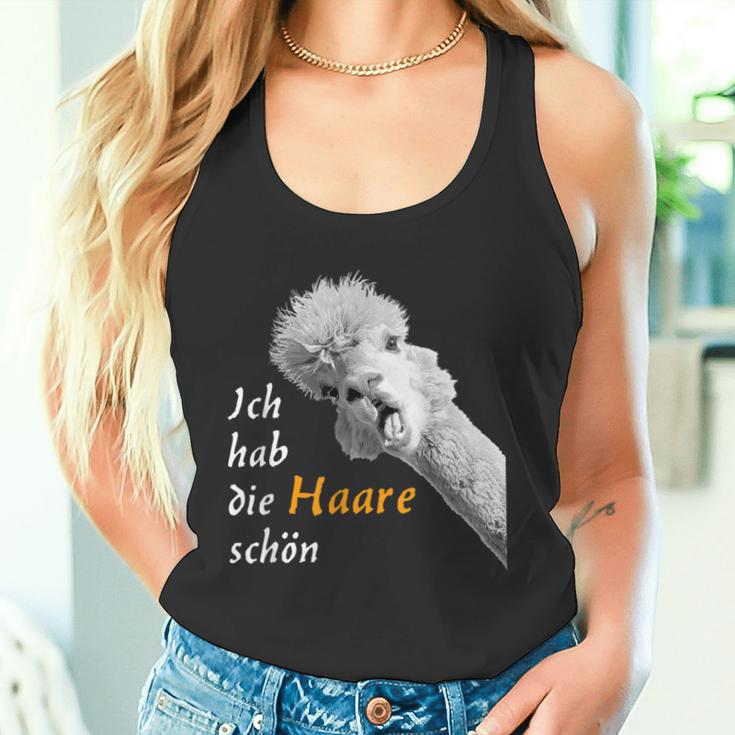 Ich Hab Die Haare Schön Talking Cute Alpaca Tank Top