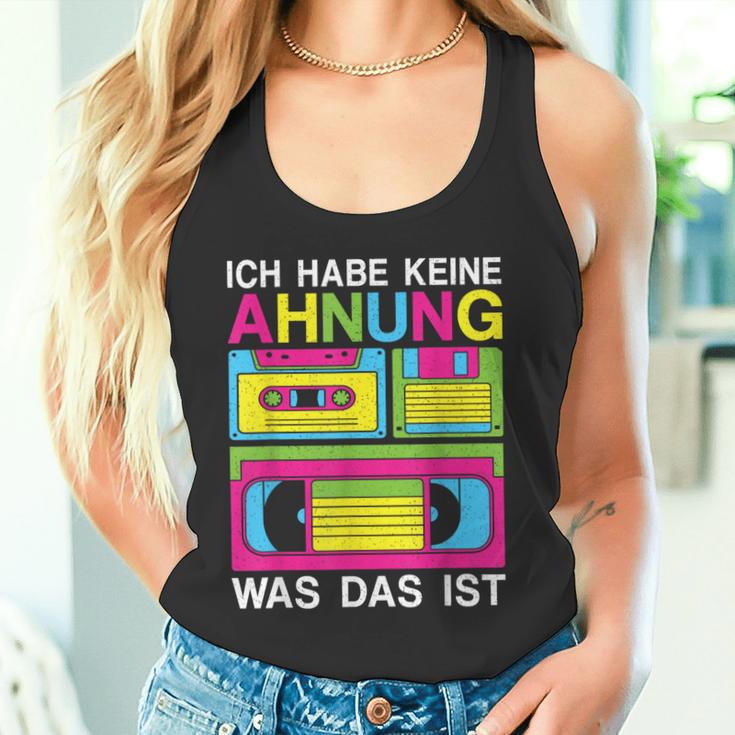 Ich Habe Keine Ahnung Was Das Ist 80S 90S Party Costume Tank Top